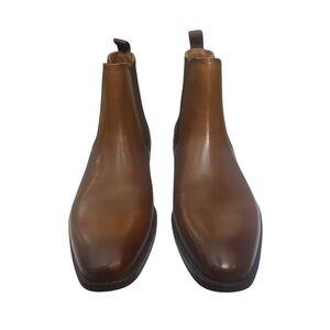 Aldo Men's Tan Leather Ankle Boots